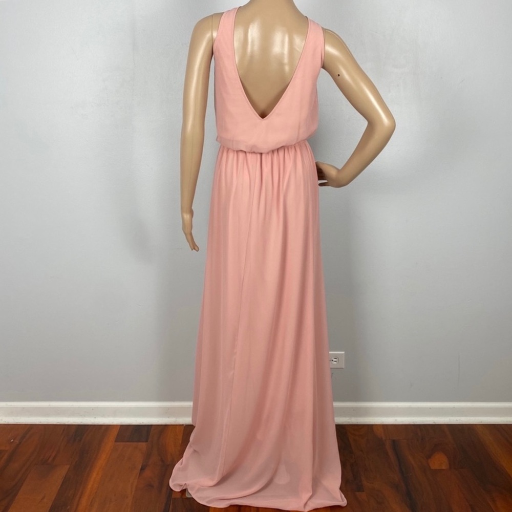 SHOW ME YOUR MUMU PINK V-NECK MAXI DRESS - Picture 8 of 9
